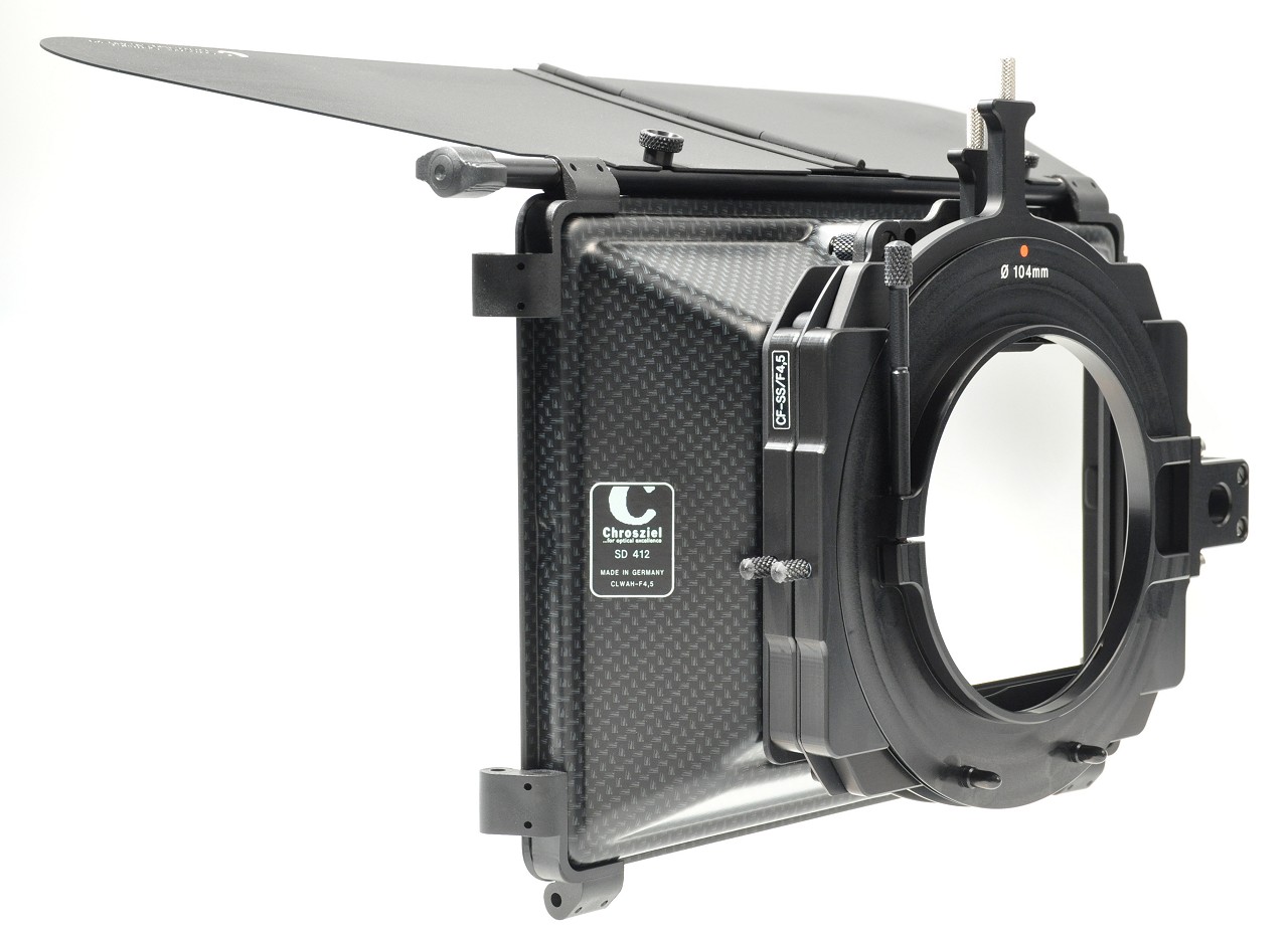 Clamp On Matte Box SD 412 Sunshade 104mm, complete