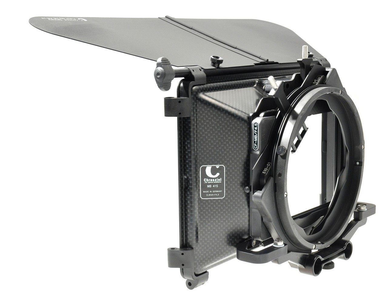 MB 415 Wide Angle Matte Box, 142.5mm w/French Flag, 15mm rod mounted