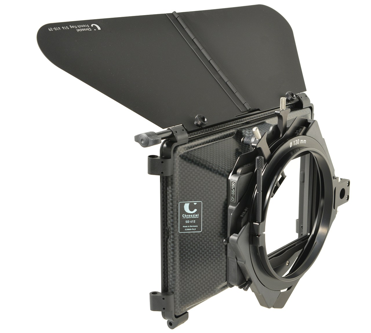 Clamp On Matte Box SD 412 Sunshade 130mm, complete