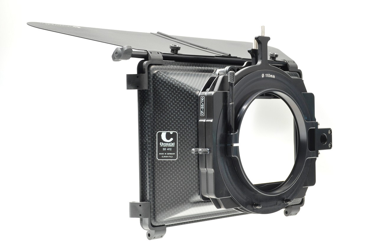 Clamp On Matte Box SD 412 Sunshade 110mm, complete