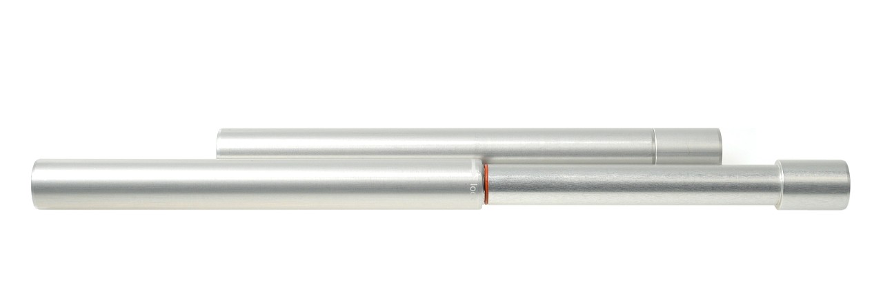 telescopic rods, adjustable length from 150 up to 230 mm